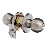 Brava EA3012SS70 Metro Classroom Knob Set Fire Rated 70mm Satin Stainless Steel