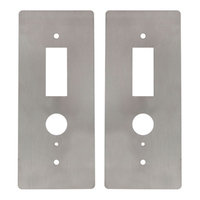 BDS Scar Dress Plate 90mmx210mm Stainless Steel for 3572 Mortice Lock FS3572 *Pair*