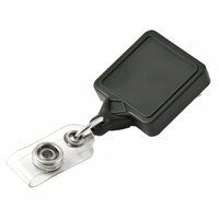 KEY-BAK MINI-BAK Self Retracting Reel KBMBIDS Square ID Holder 914mm Cord Black