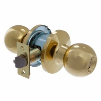 Brava Metro Entrance Knob Set RA3100PB Fire Rated Tiebolt 60/70mm Adjustable PB