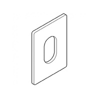 BDS SP590L Large Oval Scar Plate with Double Sided Adhesive Tape