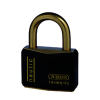 Abus Nautic High Security Padlock Keyed Alike 40mm Black T84MB40BLKKA1