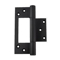 **10 Pack** McCallum Heavy Duty Aluminium Interfold Hinge Black A105BLK A105F