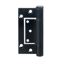 **10 Pack** McCallum Heavy Duty Aluminium Interfold Hinge Black A174BLK A74HBF