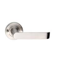 Madinoz Coastal Round Rose Privacy Leversets Satin Stainless Steel L20PVSSS