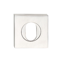 Madinoz SOCPSS Door Escutcheon Square Polished Stainless Steel 50x50mm
