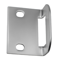 Metlam Staple Satin Chrome - Available in 31mm and 35mm Centre to Centre