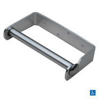 Metlam Single Toilet Roll Holder Brushed Aluminium 513_TRH_ALUM