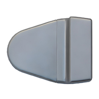 Metlam Door Bumper Concealed Screw Fix Satin Chrome Plate 600_BUMP_SCP