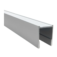 Metlam Cubicle Channel Pack 13mm Anodised Aluminium WACH1318_CHANNEL_PACK