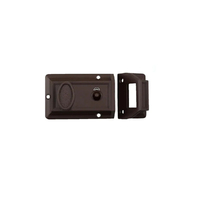 MLS Night Latch with 60mm Backset Snib Holdback No External Cylinder Brown N/LATCHNOCYL