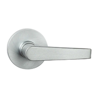 N2lok Horizonte Door Lever Round Rose Passage Satin Chrome 545R H SCP BP