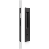 Mardeco M Series Flush Pull Euro Lock Set Black BL8104/SET