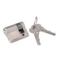 Mardeco 'M' Series C4 Euro Cylinder 4 Pin to the Center 27mm Brushed Nickel for BN8104/SET Euro Lock BN8500/27