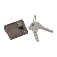 Mardeco 'M' Series C4 Euro Cylinder 4 Pin to the Center 27mm Bronze for BR8104/SET Euro Lock BR8500/27