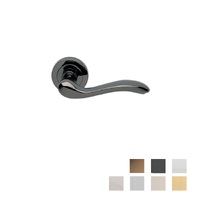 Manital Erica Door Handle Lever Set on Round Rose Passage 50mm - Available in Various Finishes