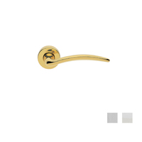 Manital Francy Door Handle Lever Set on Round Rose Passage - Available in Various Finishes