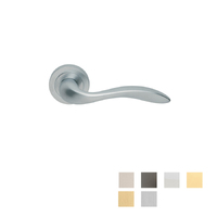Manital Giava Door Handle Lever Set on Round Rose 50mm - Available in Various Finishes