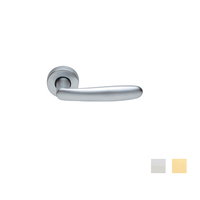 Manital Imola Door Handle Lever Set on Round Rose - Available in Various Finishes