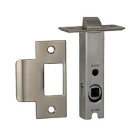 Nidus Tubular Latch LATDS60SS-8MM 60mm Backset 8mm Cam Double Sprung SS