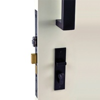 Nidus OZI 3 Roller Mortice Door Lock Combo Square CRL-826-OR-REC-BL R Hand Black