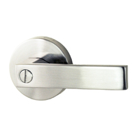 Nidus Lonsdale Door Lever Round Privacy Set Chrome Plated P-L-PRI-CPV