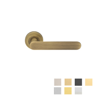 Manital Ratio Door Handle Lever Set on Round Rose - Available in Various Finishes