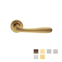 Manital Rubino Door Handle Lever Set on Round Rose 50mm - Available in Various Finishes