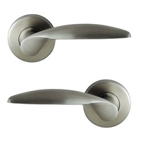 Nidus Door Handle Venetian Lido Lever Set Brushed Stainless Steel VLIDPAS-SS