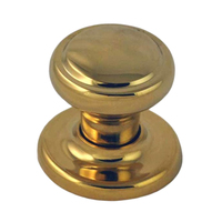 Nidus Door Knob Wentworth Cupboard Set Gold with Backplate WCKGD