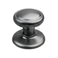 Nidus Door Knob WDFSC Wentworth Passage Set Satin Chrome w/ Latch