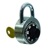 Vinco Combination Padlock Hardened Steel Anti Pick 3-Digit VC48R-ASM
