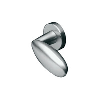 Parisi Led Door Lever Handle on Rose Passage 52mm Satin Chrome 3091-SC