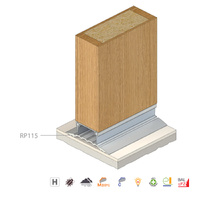 Raven RP129 Door Bottom Seal 1250mm Clear Anodised A129SIC1250