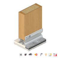 Raven RP4 Storm Proof Door Bottom Seal 1250mm Bronze Anodised A4B1250