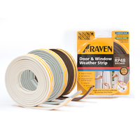 Raven EPDM Door And Window Weather Strip Self Adhesive 5000MM Brown R48B