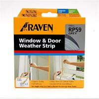 Raven EPDM Window and Door Self Adhesive Weather Strip Grey R59G