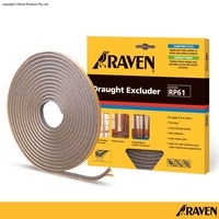 Raven Draught Excluder Door And Window Self Adhesive Strip Grey 5000MM RP61