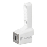 Remsafe LYLK-WHT LyLock Aluminium Sliding Window Restrictor Lock White KA