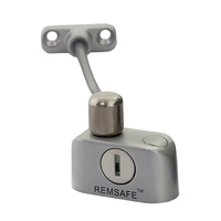 Remsafe Window Restrictor Safety Device Key Lock Child Safe 125mm Limit Silver