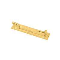 Scope BB03150PBDP Necked Barrel Bolt Heavy Duty BS with Screws Polished Brass DP