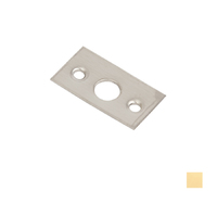 Scope Flat Plate Only To Suit 6mm Shoot - Available in Polished Brass and Stainless Steel