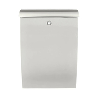 Restocking Soon: ETA End March - Burg-Wachter Milano Letter Box 488x352x182mm Stainless Steel 3483-ES (MTO50)