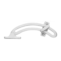 Superior Brass Quadrant Casement Stay Bracket and Lock 150mm Polished Chrome 34183