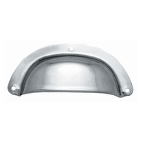Superior Brass Drawer Pull 98mm Chrome Plate 35604 