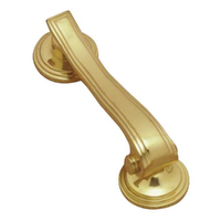Superior Brass Door Vertical Knocker 150mm Polished Brass 4093