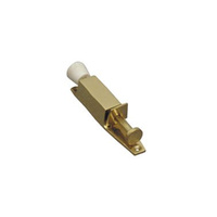 Austyle Traditional Door Stop Foot Operated Spring Release Available Polished Brass & Chrome Plate