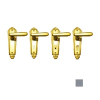 Superior Brass Art Deco Lever on Plate 184mm x 53mm