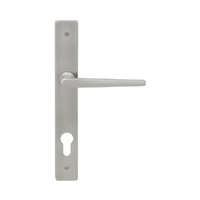 Restocking Soon: ETA Mid June - Austlye Door Lever Handle Entrance Set Suits 85mm Locks 228x32mm Stainless Steel 42348E