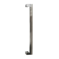 Austyle Square Offset Entrance Door Pull Handle 625mm Satin Stainless Steel 43840
